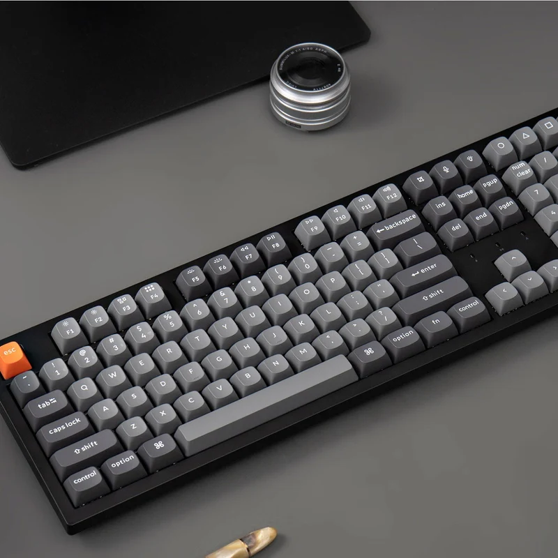 Keychron K10 Max QMK Fully Assembled RGB Backlight Full-Size Wireless Mechanical Keyboard Black (Super Banana Switch, Super Red Switch) (K10M-B4, K10M-B1)
