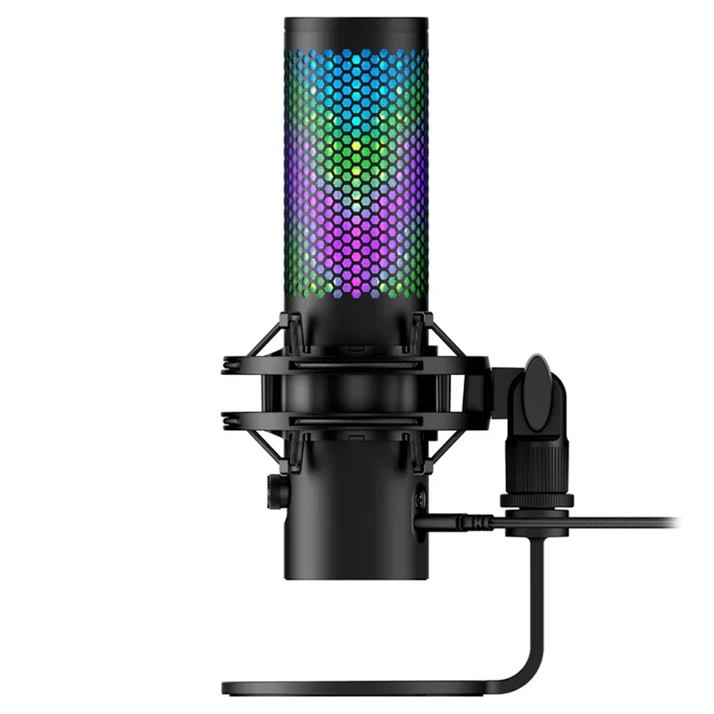 HyperX QuadCast 2 S USB Microphone for PC/ Mac (Black) (9A273AA)