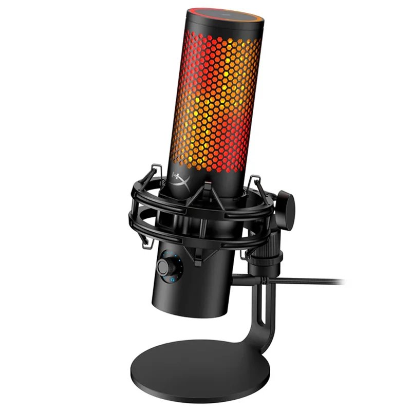 HyperX QuadCast 2 S USB Microphone for PC/ Mac (Black) (9A273AA)
