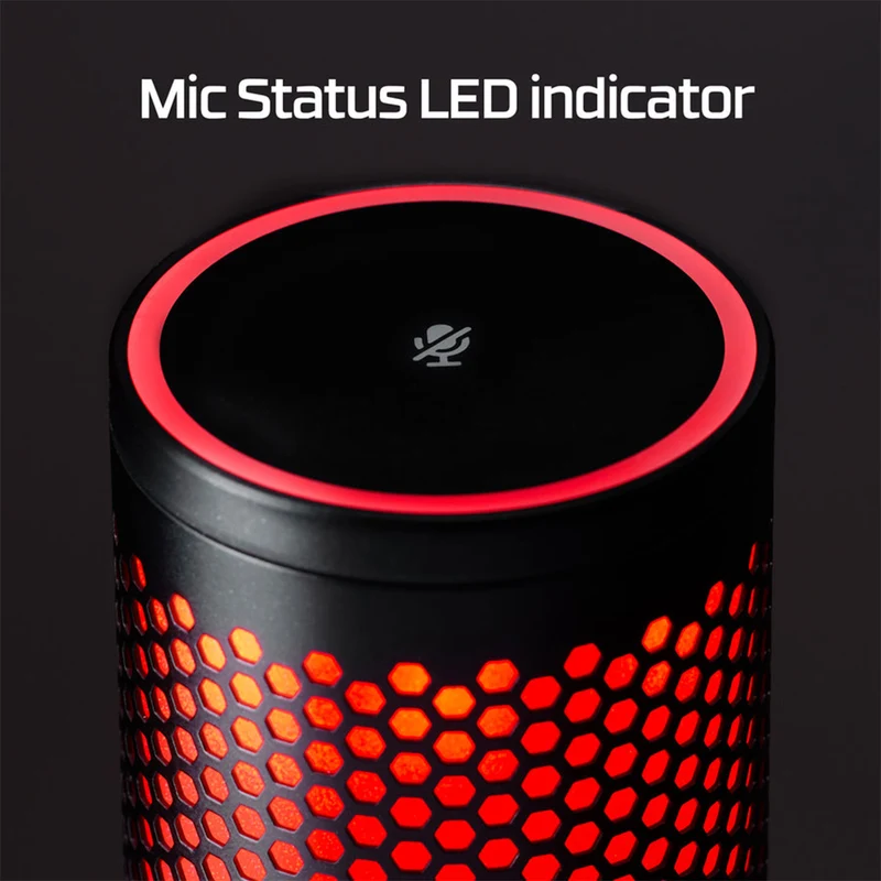 HyperX QuadCast 2 USB Microphone for PC/ Mac/ PS5/PS4 (Black) (872V1AA)