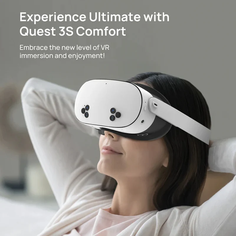 Transnovo RF3 VR Facial Interface for Meta Quest 3S (Black)