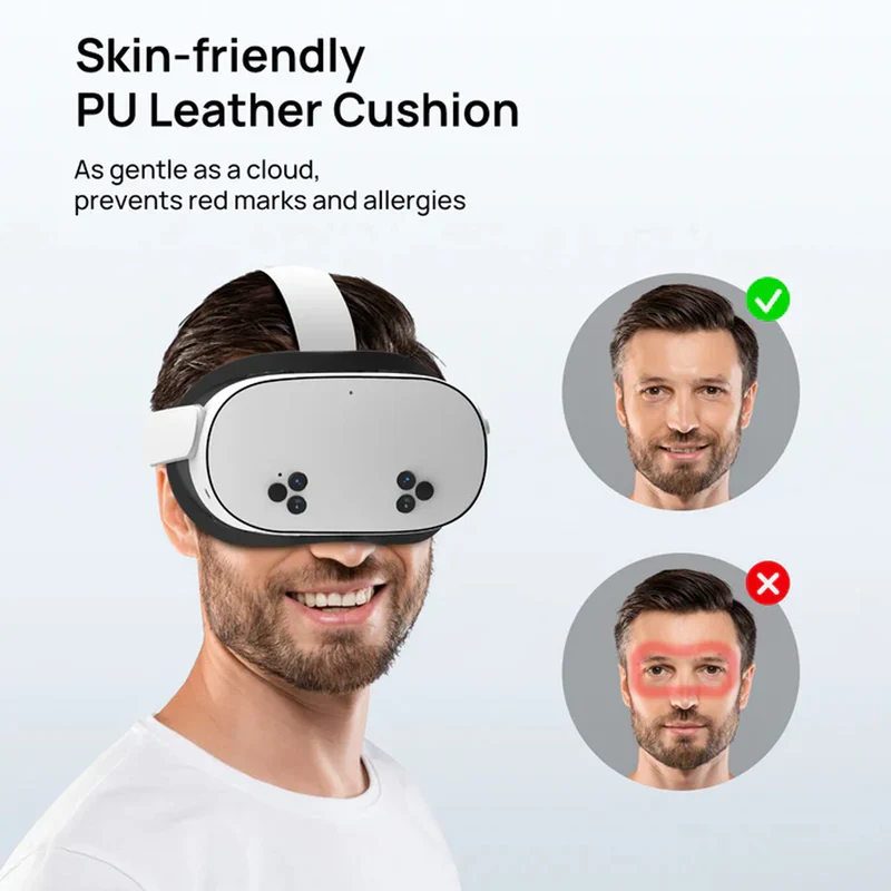 Transnovo RF3 VR Facial Interface for Meta Quest 3S (Black)