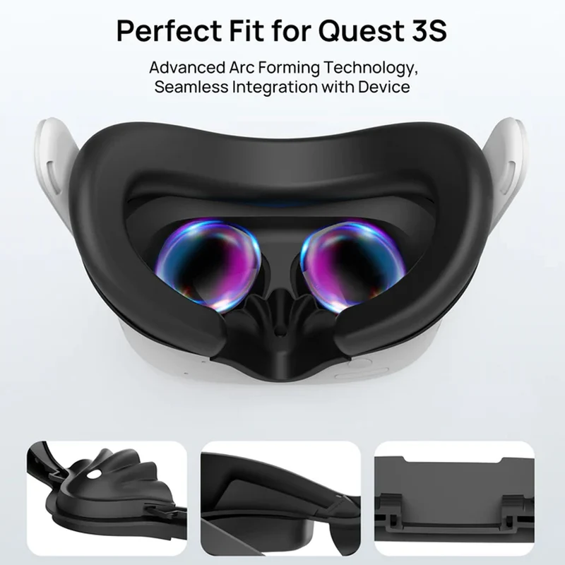 Transnovo RF3 VR Facial Interface for Meta Quest 3S (Black)