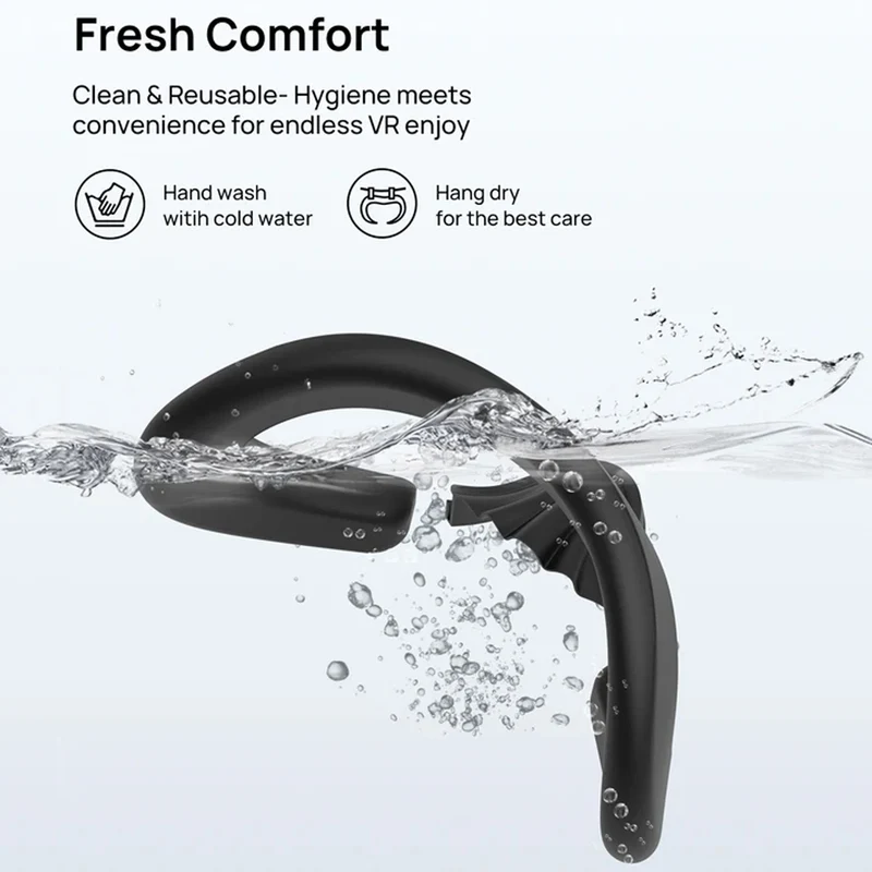 Transnovo RF3 VR Facial Interface for Meta Quest 3S (Black)