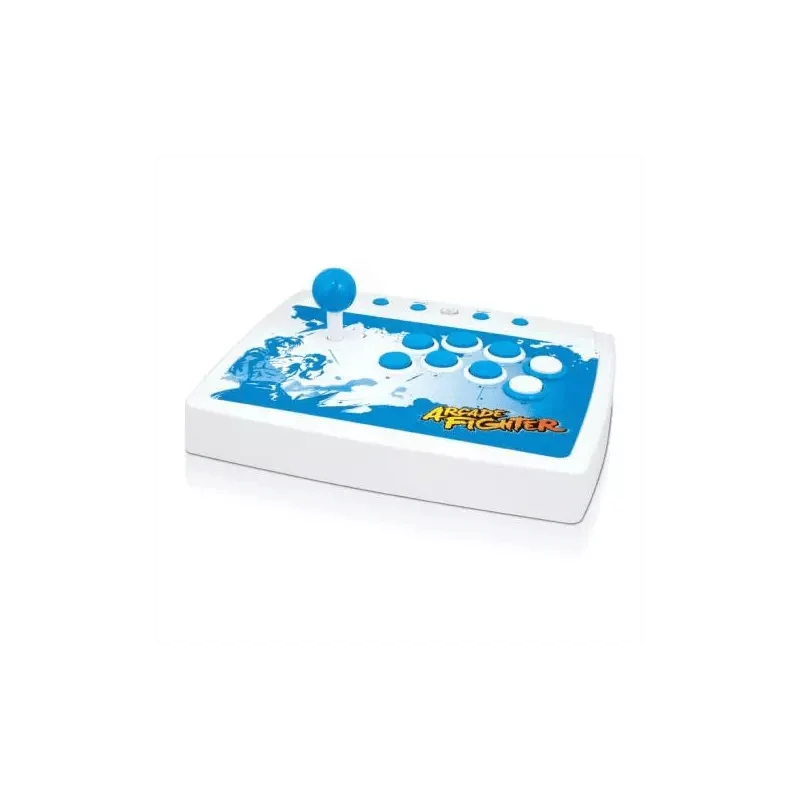 WII ARCADE FIGHTER WHITE/BLUE
