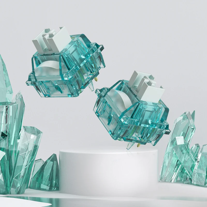 Akko Creamy Cyan Clicky Switch (45 PCS)