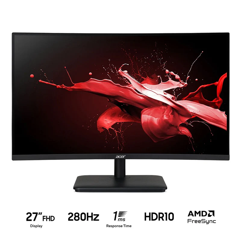 Acer Nitro ED270 ZBMIIPX 27" FHD (1920x1080) 240Hz (280Hz Max) 1MS HDR10 VA Gaming Monitor