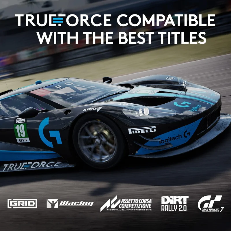 Logitech G923 Trueforce Racing Wheel And Pedals For PS5/PS4/PC