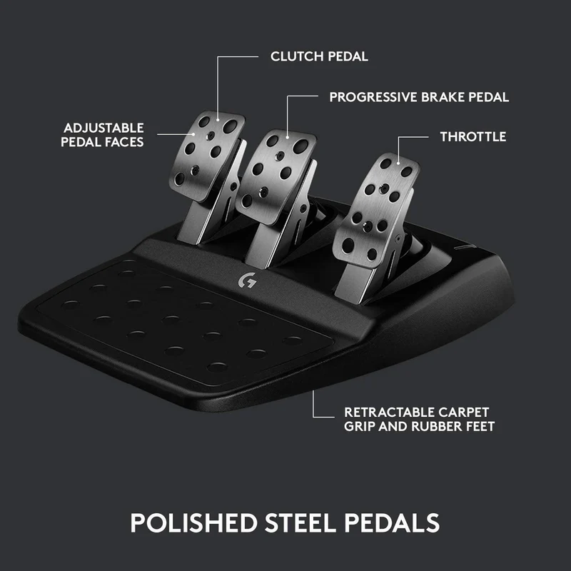 Logitech G923 Trueforce Racing Wheel And Pedals For PS5/PS4/PC