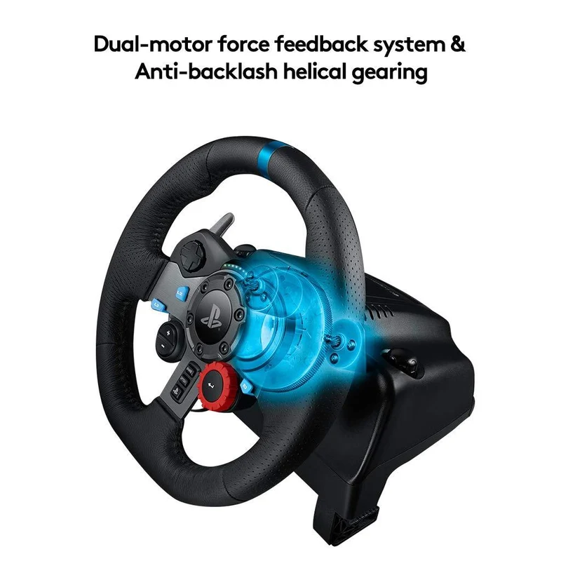 Logitech G29 Driving Force Racing Wheel for PS5/ PS4/ PS3/ PC in Brown Box