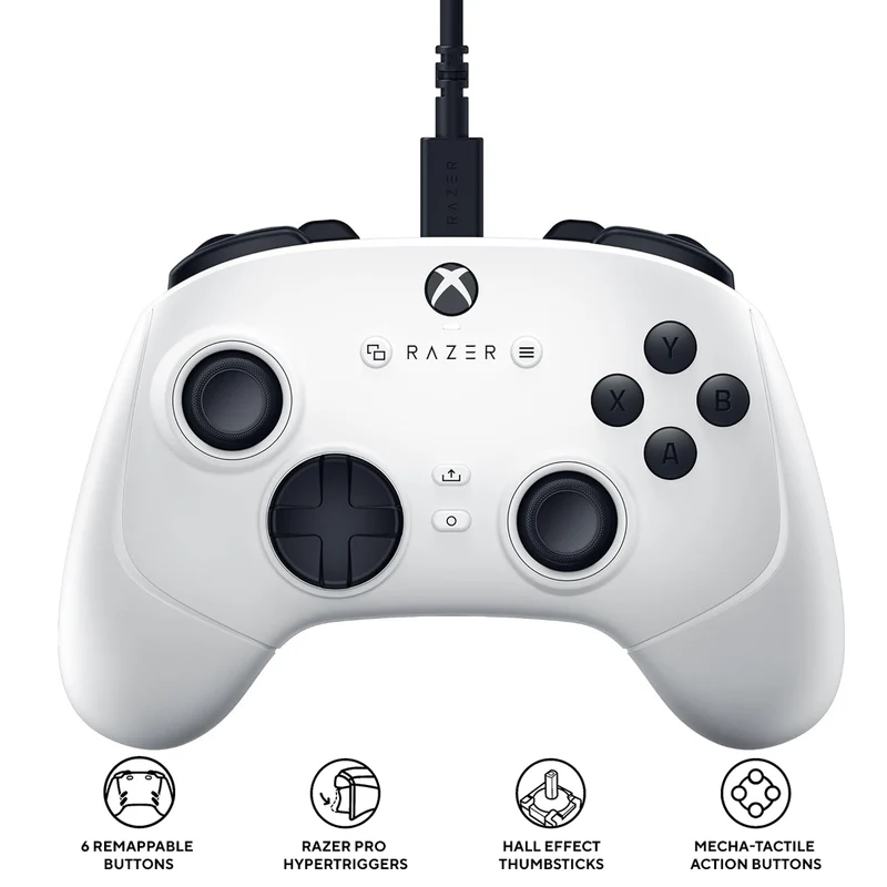 Razer Wolverine V3 Tournament Edition Wired ESports Gaming Controller for Xbox & PC (Black, White)