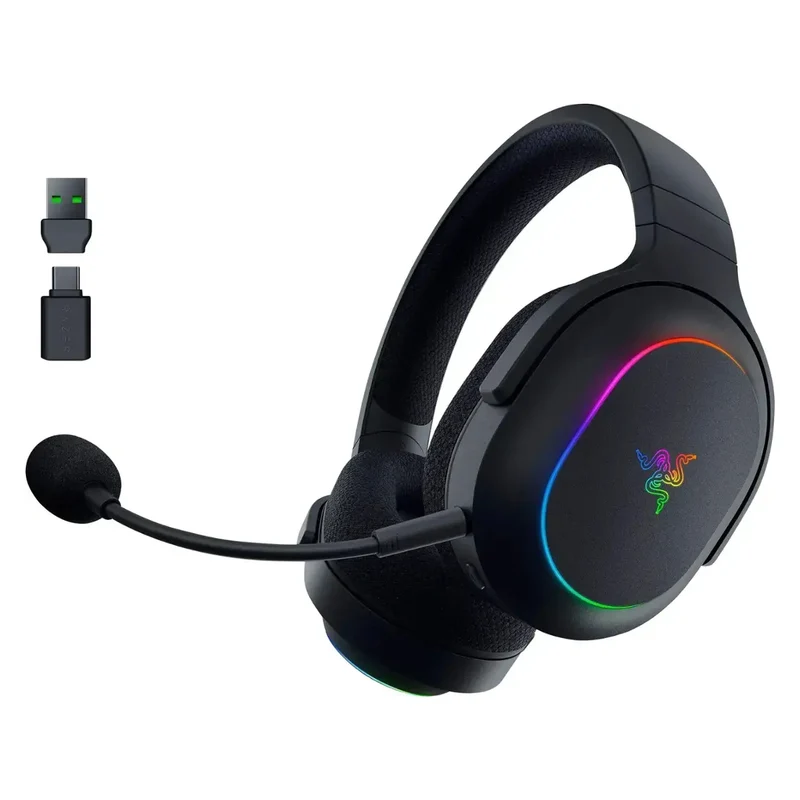 Razer Barracuda X Chroma Wireless Multi-Platform Gaming & Mobile Headset (Black, White, Phantom Green, Phantom White)