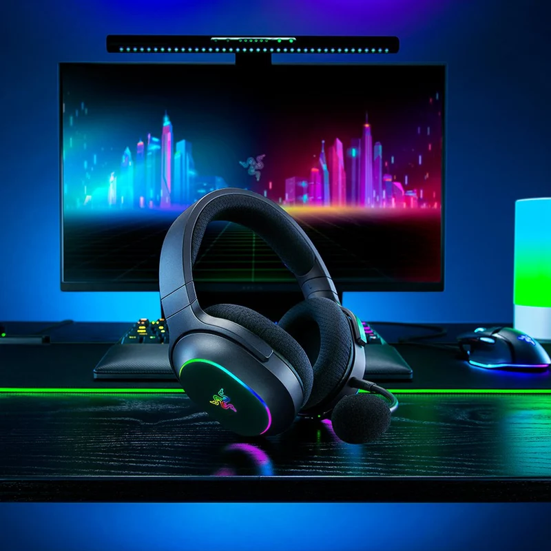 Razer Barracuda X Chroma Wireless Multi-Platform Gaming & Mobile Headset (Black, White, Phantom Green, Phantom White)