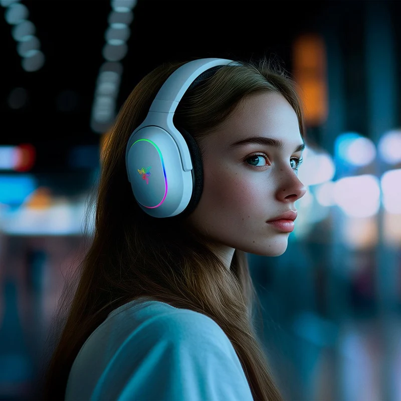 Razer Barracuda X Chroma Wireless Multi-Platform Gaming & Mobile Headset (Black, White, Phantom Green, Phantom White)