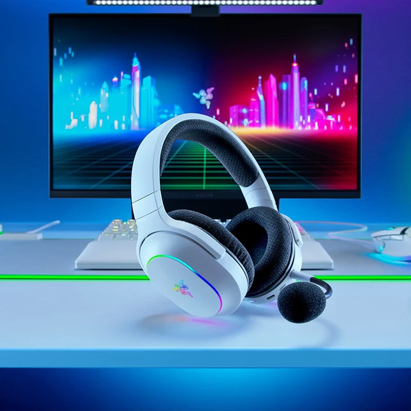 Razer Barracuda X Chroma Wireless Multi-Platform Gaming & Mobile Headset (Black, White, Phantom Green, Phantom White)