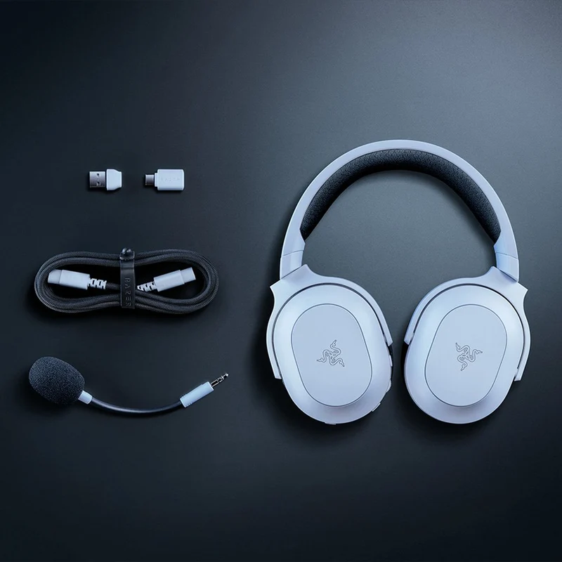 Razer Barracuda X Chroma Wireless Multi-Platform Gaming & Mobile Headset (Black, White, Phantom Green, Phantom White)