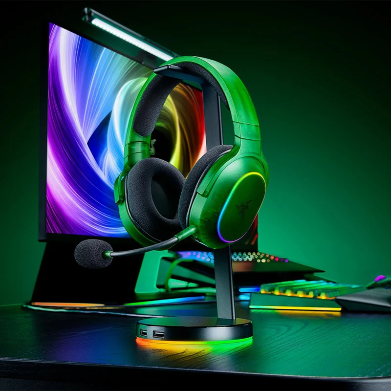 Razer Barracuda X Chroma Wireless Multi-Platform Gaming & Mobile Headset (Black, White, Phantom Green, Phantom White)