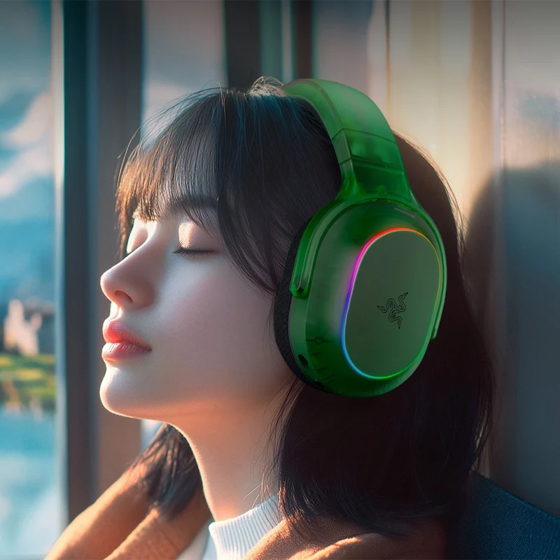Razer Barracuda X Chroma Wireless Multi-Platform Gaming & Mobile Headset (Black, White, Phantom Green, Phantom White)