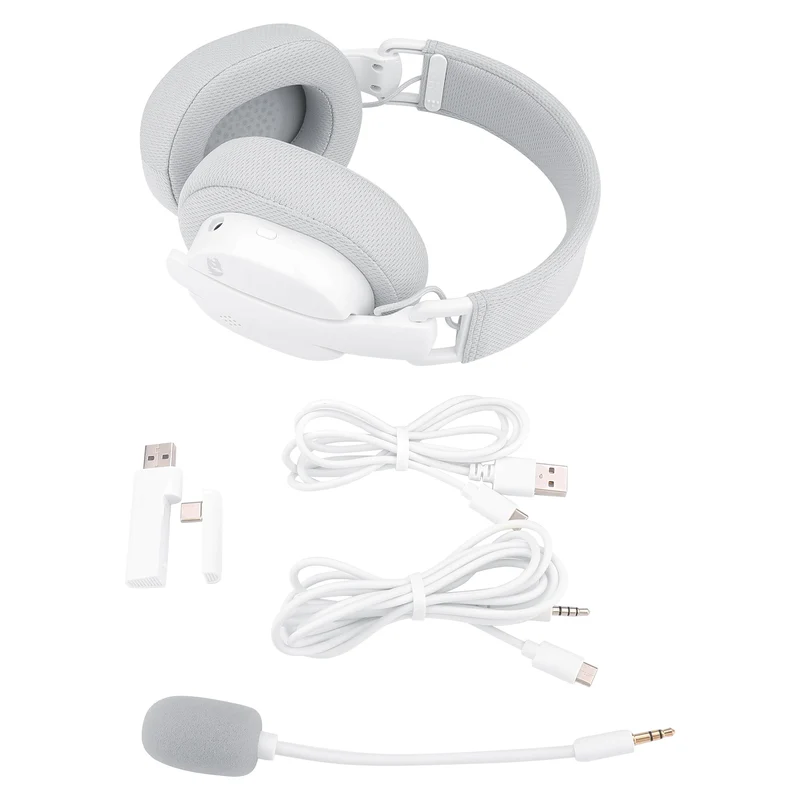 Redragon Luce Tri-mode Gaming Headset (H888) (Black, White)