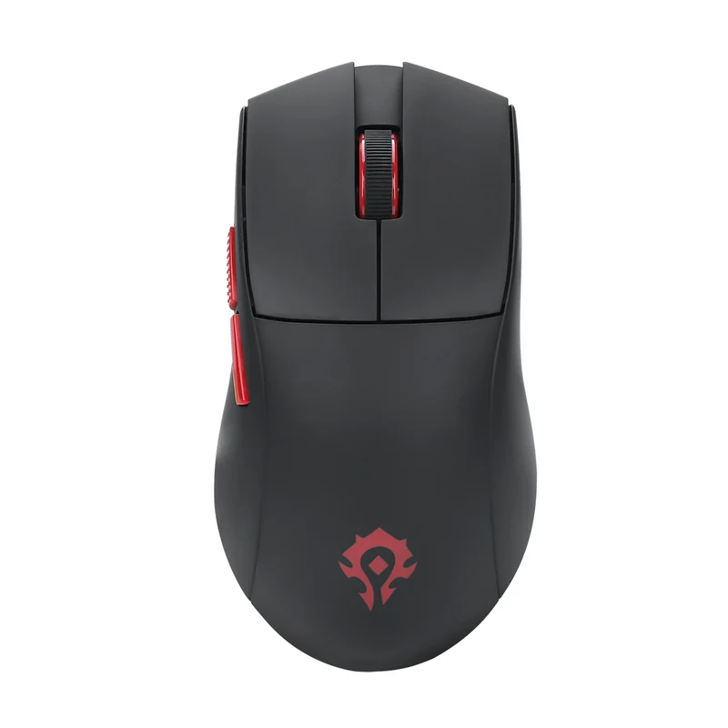 Redragon World Of Warcraft Wired +2.4Ghz Tri-Mode Ultra Light-Weight Gaming Mouse (Black, White, Red, Blue) (YGK01)