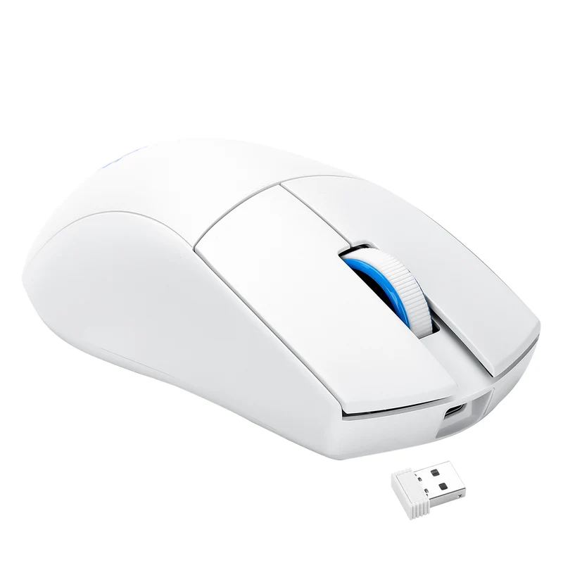 Redragon World Of Warcraft Wired +2.4Ghz Tri-Mode Ultra Light-Weight Gaming Mouse (Black, White, Red, Blue) (YGK01)
