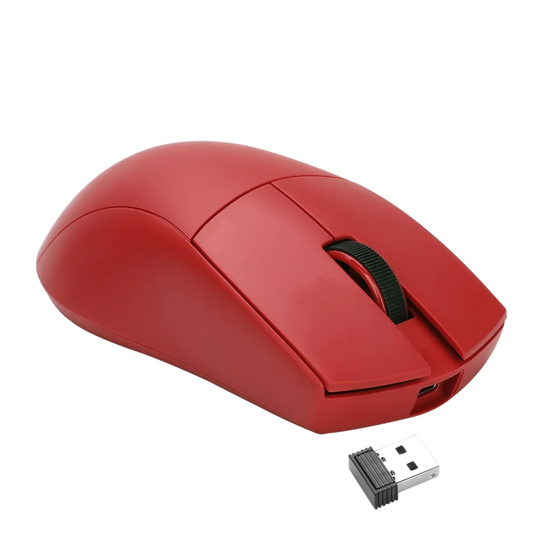 Redragon World Of Warcraft Wired +2.4Ghz Tri-Mode Ultra Light-Weight Gaming Mouse (Black, White, Red, Blue) (YGK01)