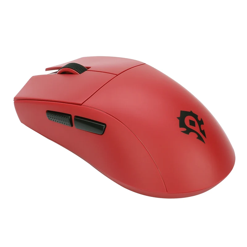 Redragon World Of Warcraft Wired +2.4Ghz Tri-Mode Ultra Light-Weight Gaming Mouse (Black, White, Red, Blue) (YGK01)