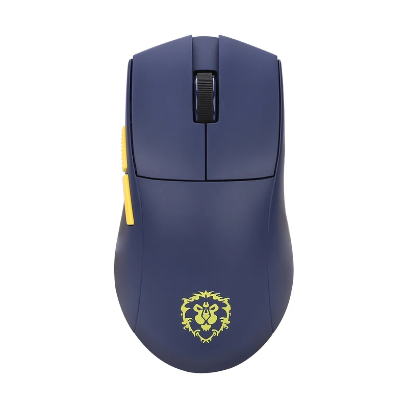 Redragon World Of Warcraft Wired +2.4Ghz Tri-Mode Ultra Light-Weight Gaming Mouse (Black, White, Red, Blue) (YGK01)