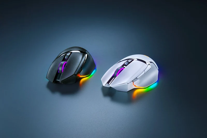 Razer Basilisk V3 Pro 35K Fully Customizable Wireless Ergonomic Gaming Mouse (Black, White, Phantom Green, Phantom White)