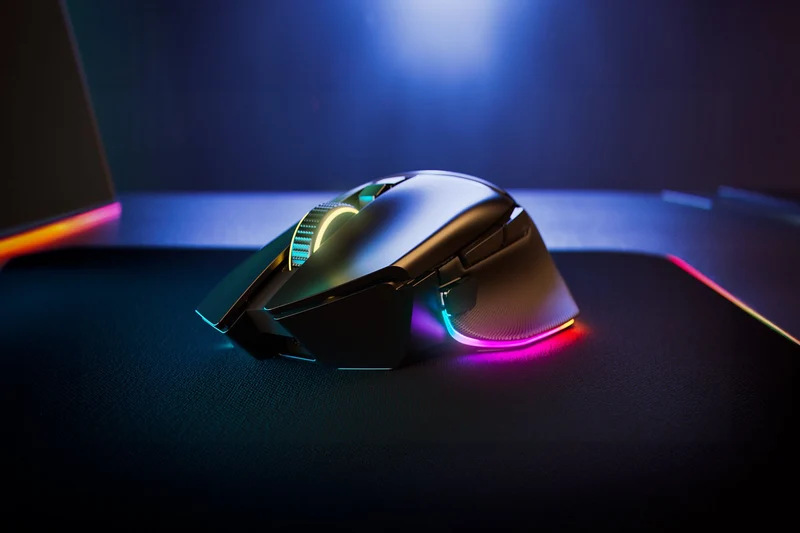 Razer Basilisk V3 Pro 35K Fully Customizable Wireless Ergonomic Gaming Mouse (Black, White, Phantom Green, Phantom White)