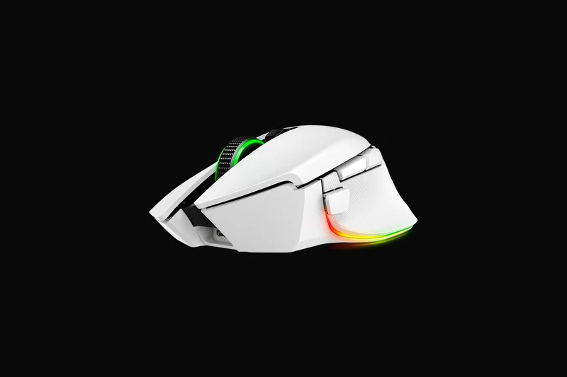 Razer Basilisk V3 Pro 35K Fully Customizable Wireless Ergonomic Gaming Mouse (Black, White, Phantom Green, Phantom White)