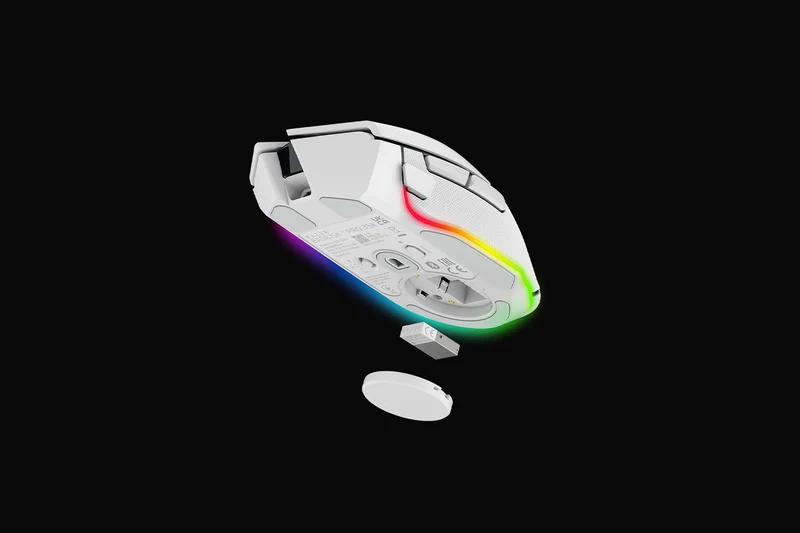 Razer Basilisk V3 Pro 35K Fully Customizable Wireless Ergonomic Gaming Mouse (Black, White, Phantom Green, Phantom White)