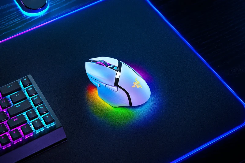 Razer Basilisk V3 Pro 35K Fully Customizable Wireless Ergonomic Gaming Mouse (Black, White, Phantom Green, Phantom White)