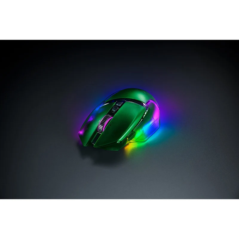 Razer Basilisk V3 Pro 35K Fully Customizable Wireless Ergonomic Gaming Mouse (Black, White, Phantom Green, Phantom White)