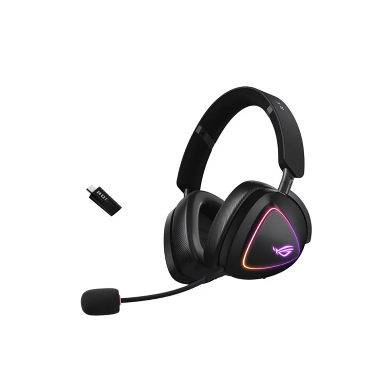 Asus ROG Delta II Tri-Mode Wireless Gaming Headset (Black, White)