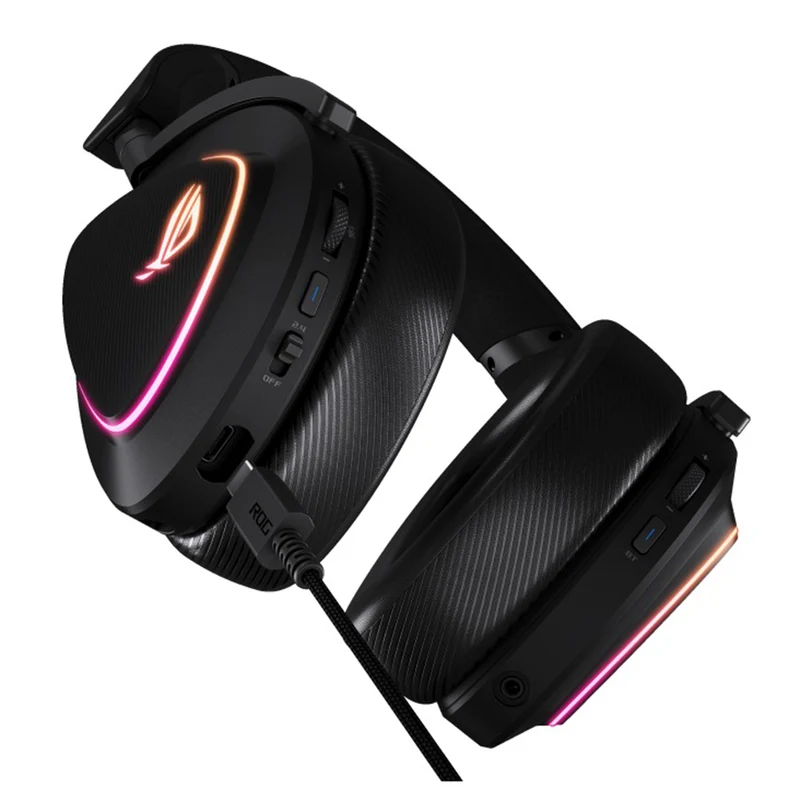 Asus ROG Delta II Tri-Mode Wireless Gaming Headset (Black, White)