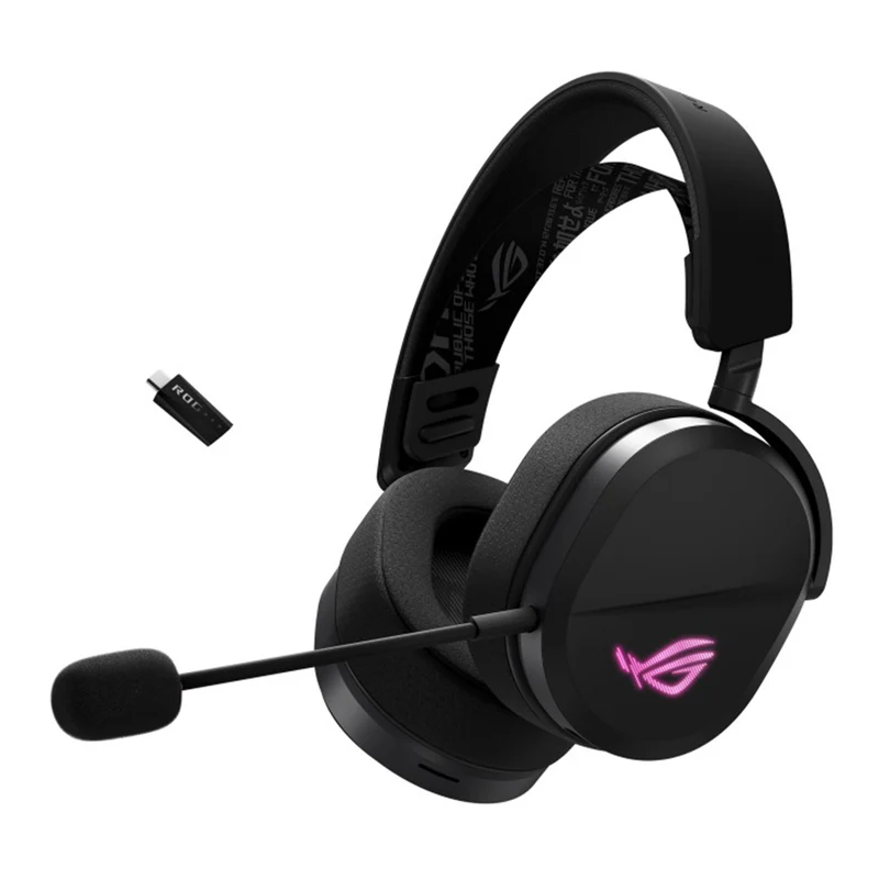 Asus ROG Pelta Tri-Mode RGB Wireless Gaming Headset (Black, White) (A501)
