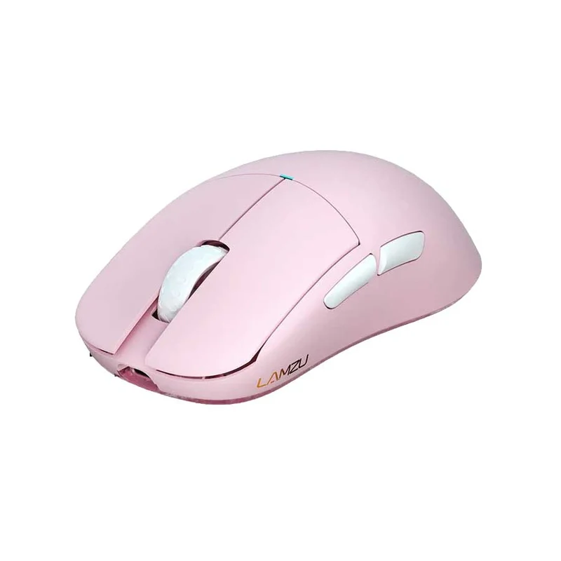 Lamzu Atlantis Mini Champion Edition Superlight Wireless Mouse (Light Pink, Panda White, Red)