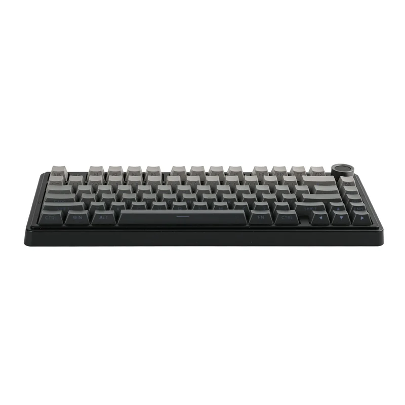Aula F75 RGB Tri-Mode Type-C 75% 80-Key Gasket Structure Hot-Swap Mechanical Gaming Keyboard (Reaper Switch) (Black/Gradient Grey)
