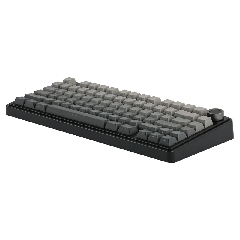 Aula F75 RGB Tri-Mode Type-C 75% 80-Key Gasket Structure Hot-Swap Mechanical Gaming Keyboard (Reaper Switch) (Black/Gradient Grey)