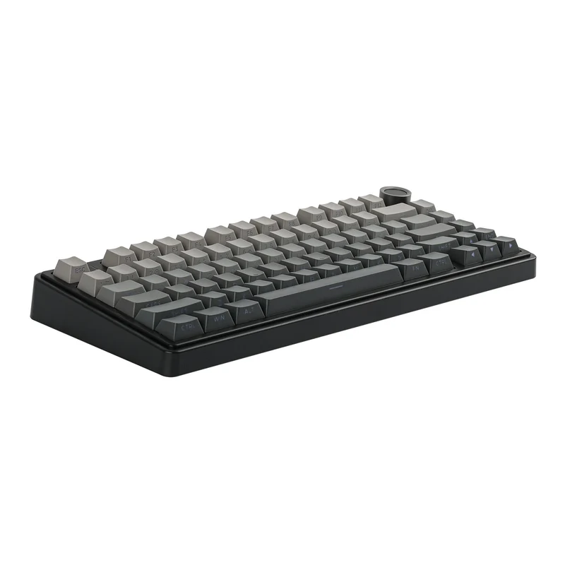 Aula F75 RGB Tri-Mode Type-C 75% 80-Key Gasket Structure Hot-Swap Mechanical Gaming Keyboard (Reaper Switch) (Black/Gradient Grey)