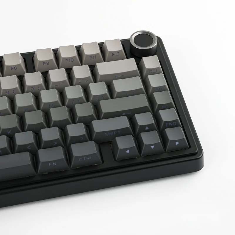 Aula F75 RGB Tri-Mode Type-C 75% 80-Key Gasket Structure Hot-Swap Mechanical Gaming Keyboard (Reaper Switch) (Black/Gradient Grey)