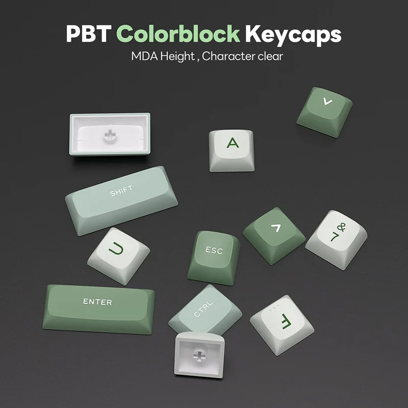 Royal Kludge R75 QMK Single-Mode RGB 81 Keys Hot-Swappable Mechanical Keyboard Sky Cyan (Blue Switch, Brown Switch, K Silver Switch)