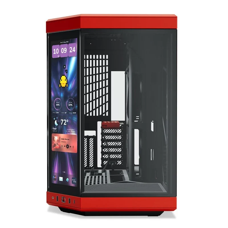 Hyte Y70 Touch Infinite Modern Aesthetic Case (Pitch Black, Black Cherry, Panda, Snow White)