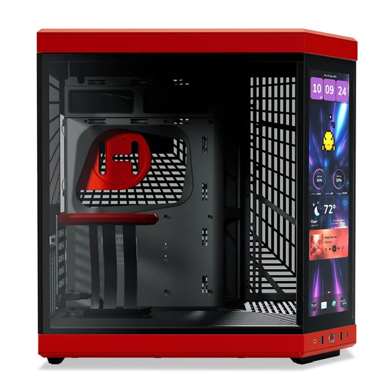 Hyte Y70 Touch Infinite Modern Aesthetic Case (Pitch Black, Black Cherry, Panda, Snow White)