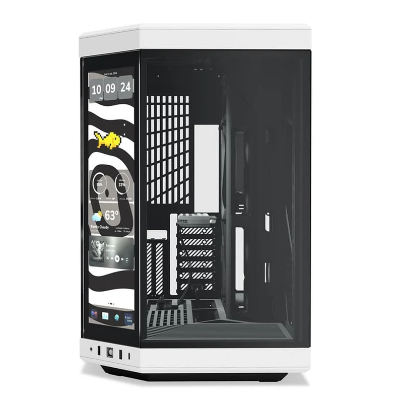 Hyte Y70 Touch Infinite Modern Aesthetic Case (Pitch Black, Black Cherry, Panda, Snow White)