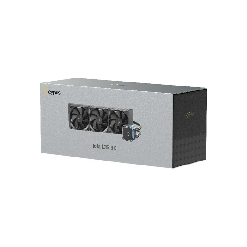 Ocypus Iota L36 360MM AIO Liquid CPU Cooler with Digital Display (Black, White)