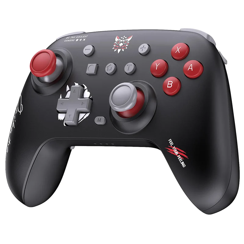 Onikuma C1 Dual-Mode RGB Hall Effect Gaming Controller (Black, White)