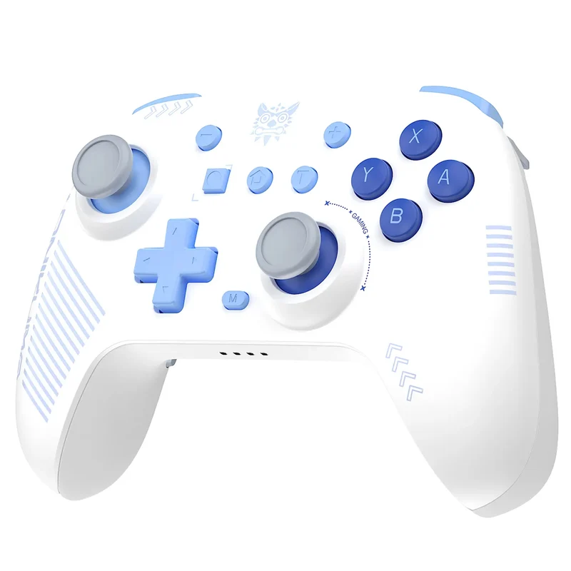 Onikuma C1 Dual-Mode RGB Hall Effect Gaming Controller (Black, White)
