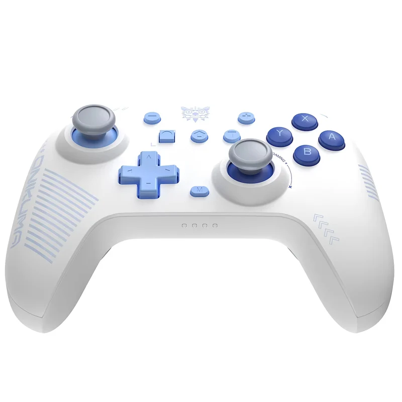 Onikuma C1 Dual-Mode RGB Hall Effect Gaming Controller (Black, White)